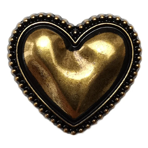 Abrigo de Metal suéter de mujer de gama alta exquisita moda en forma de corazón decoración de ropa botón accesorios de costura - Product Image 4