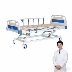 Cama <span class=keywords><strong>de</strong></span> Hospital Manual Multiusos <span class=keywords><strong>de</strong></span> Acero Inoxidable, Fabricante OEM Confiable con Precios Competitivos - Product Image 1