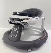 Baby Walker dengan Desain Pencegah Kaki O, Alat Bantu Jalan untuk Bayi Usia 6-18 Bulan Dilengkapi Mainan Interaktif, Pasokan Langsung dari Pabrik