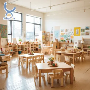 Nhà trẻ playroom đồ nội thất đầy màu sắc sân chơi mềm trẻ em trường học giáo dục sớm Montessori Vật liệu trẻ em mầm non đồ nội thất