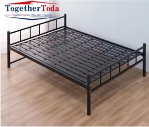 เตียงเดี่ยวเตียงสองชั้นท่อเหล็กสำหรับใช้ในหอพักเฟอร์นิเจอร์โรงเรียนโฮสเทลโครงเหล็กขนาดใหญ่รูปตัว L - Product Image 4