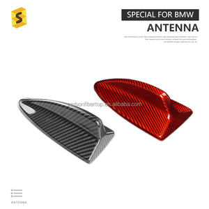 ShaSha techo antena marco calcomanía cubierta embellecedor antena fibra de carbono <span class=keywords><strong>aleta</strong></span> de tiburón para E82 <span class=keywords><strong>E46</strong></span> E90 E92 - Product Image 5