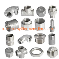 DN20 3/4 \ "acier inoxydable coulée de précision diamètre égal TEE branche raccord de tuyau matériel marin filetage interne Type de roulement