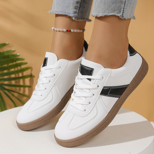 Nuevo modelo de zapatos Dechen - zapatillas blancas de suela blanda para mujer, zapatos deportivos casuales retro, zapatos de plataforma con suela plana, zapatos individuales para mujer - Product Image 2