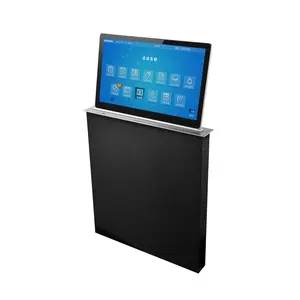 GONSIN Stable And Reliable Intelligent Conference System Motorized Monitor Lift For Paperless System Computer LCD Monitor Lift