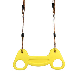 Plastic Hanging Rings L58.5 H25Cm For Home Indoor Outdoor Play Equipment With Ropes Max Load 100kg - Product Image 2