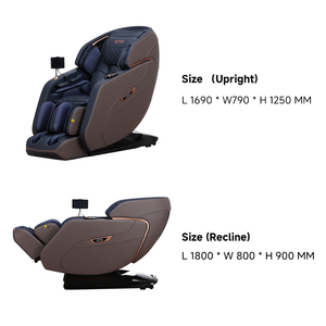 Sillón <span class=keywords><strong>de</strong></span> Masaje Ergonómico Inteligente con Reposapiés Automático <span class=keywords><strong>y</strong></span> Control Táctil para Relajación Corporal Completa Pro - Product Image 3