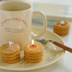 Bougie parfumée aux biscuits pour propriétaires de magasins créatifs de niche, décoration artisanale mignonne, stimulant de trafic commercial, coffret cadeau - Product Image 5