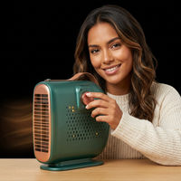 Chauffage portable 2000 watts, radiateur d'appoint, chauffage électrique, chauffage de pièce portable, pour la maison et le bureau