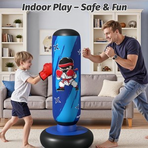 CZFIT Saco <span class=keywords><strong>de</strong></span> <span class=keywords><strong>Boxeo</strong></span> Inflable Grande <span class=keywords><strong>para</strong></span> Niños, 66 Pulgadas, con 2 Guantes <span class=keywords><strong>de</strong></span> <span class=keywords><strong>Boxeo</strong></span>, Regalos <span class=keywords><strong>para</strong></span> Niños y <span class=keywords><strong>Niñas</strong></span> <span class=keywords><strong>de</strong></span> 6 a 12 Años - Product Image 5