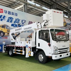 Plataforma de Trabajo Aéreo Aislada Isuzu de 18m <span class=keywords><strong>para</strong></span> Reparación de Cables Eléctricos, Grúa Montada en <span class=keywords><strong>Camión</strong></span>, <span class=keywords><strong>Camión</strong></span> con Cesta Elevadora - Product Image 3