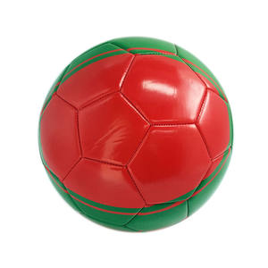 Nouveau modèle 2026, <span class=keywords><strong>Ballon</strong></span> <span class=keywords><strong>de</strong></span> football <span class=keywords><strong>Portugal</strong></span> pour entraînement jeunesse, Vert/Rouge, en PVC, cousu à la machine, avec chambre à air en caoutchouc écologique, Taille 5, Logo personnalisé - Product Image 6