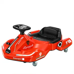 Kid Ride-on Cars Racing Electric Drift Scooter Go Kart For Child Sale 4 Wheel Car Prices Kids Electric Ride On Toy 12v