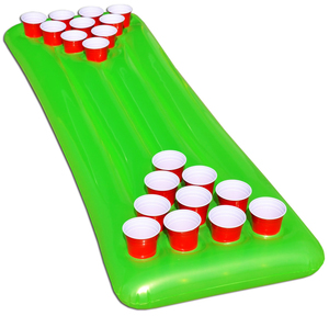 18oz 510ml Plástico PS Logotipo personalizado Beer Pong Impreso Beer Pong Set Vasos de plástico Vasos de colores Juego de <span class=keywords><strong>beber</strong></span> - Product Image 2