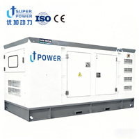 Groupe électrogène diesel 100 KVA à démarrage automatique ATS, silencieux, triphasé, monté sur remorque, haute efficacité, U+POWER U+YC100GF3-D, directement de l'usine