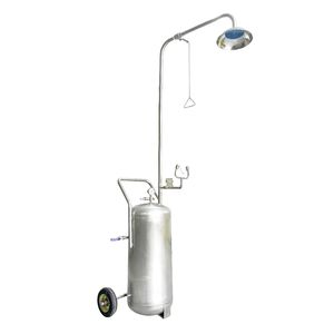 अनुकूलित मोबाइल जल भंडारण टैंक 80l पोर्टेबल आई वॉश संयोजन सुरक्षा आपातकालीन शॉवर आईवॉश स्टेशन - Product Image 2