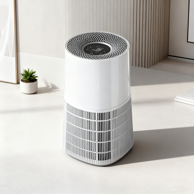 Hot Sale 24W High Efficiency HEPA 13 Activted Carbon Filter Multi-Speed Adjustable Sleep Mode Air Purifier for Home Office