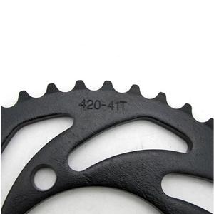 Piñón de cadena trasera negro <span class=keywords><strong>420</strong></span> 41 dientes 65mm para motocicleta ATV Quad Pit Dirt Bike - Product Image 3