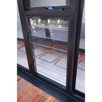 Nouveauté Fenêtres en aluminium à prix avantageux Cadre en aluminium personnalisé Villa commerciale Normes australiennes Persiennes Fenêtres en aluminium