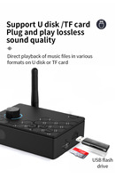 192KHz DAC dijital Analog ses dönüştürücü Bluetooth 5.4 alıcı optik SPDIF Toslink USB Disk RCA 3.5mm Jack amplifikatör