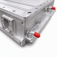 Nouveaux boîtiers de batterie en aluminium refroidis par liquide ESS, usinage CNC, test de fuite d'hélium, certifiés IATF16949, fabricant direct