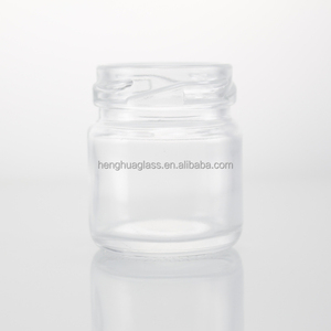 Hot Bán <span class=keywords><strong>30Ml</strong></span> 1Oz Vòng Rõ Ràng Lọ Thủy Tinh Cho Mứt Mật Ong Dưa Thực Phẩm Lưu Trữ Với Kim Loại Nắp Ủng Hộ Đám Cưới - Product Image 4