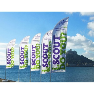 Banderas de Plumas Personalizadas, Banderas de Playa con Logotipo Impreso para <span class=keywords><strong>Marketing</strong></span> y Eventos al Aire Libre - Product Image 4