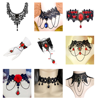 Tenue gothique sexy en dentelle pour l'extérieur, idéale pour les sorties, les tenues coquines, les jeux de rôle, les mariages, les fêtes, les défilés de vacances