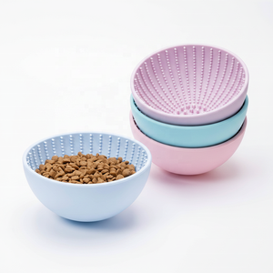 ชามซิลิโคนสำหรับสัตว์เลี้ยงแบบ OEM ODM ชามให้อาหารสุนัขแบบชะลอการกิน - Product Image 2