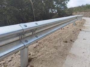 Autoroute route rurale Double vague garde-corps panneau ondulé produit d'avertissement de trafic pour l'isolation routière - Product Image 6