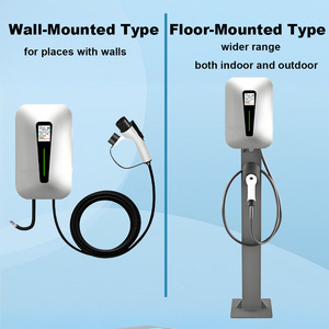 Estación de Carga de Piso CA 7/14/22kW, Estación de Carga Comercial para Vehículos Eléctricos Tipo 2, Compatible con OCPP1.6, Estándares de Carga IP54 - Product Image 5