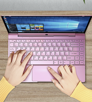 Ordinateur portable rose portable 14 pouces Core I7 7500 pour les entreprises Nouvel état 16 Go de RAM 1 To SSD DDR4 Mémoire vidéo Panneau IPS