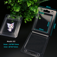 Blíster transparente A1 Tamaño 118*86*20mm Embalaje de PVC Blíster de plástico tipo concha