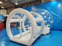 Tente à bulles gonflable transparente en PVC directe d'usine, adaptée aux fêtes en plein air et aux dosettes à bulles de promotion de marque