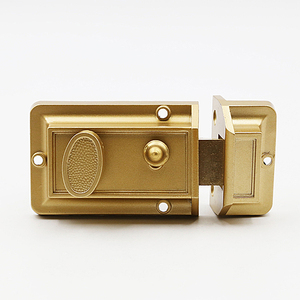 Kunci Pintu Depan Warna Emas Timur Tengah Anti Maling, Laris Manis, 60mm, Kunci Malam, Kuningan Antik, Kenop Pintu, Kunci Silinder - Product Image 1