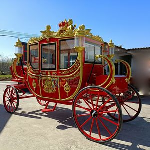 Chariot de mariage électrique à chevaux, chariot européen à chevaux, calèche de tourisme à chevaux, chariot de chevaux électrique pour mariages - Product Image 2