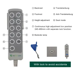 Tecforcare 5 Funktion elektrisches Krankenhaus bett für zu Hause elektrisches Holz medizinisches Bett für häusliche Pflege Holz häusliche Pflege Bett für ältere Menschen