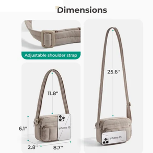 BSCI GRS Hot Winter Sale Puffy Shoulder Handbag Mini Crossbody <strong>Bags</strong> for Women Travel Purse - Product Image 3