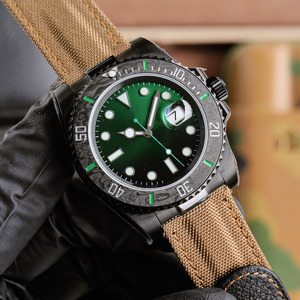 Montre automatique de luxe pour homme avec affichage du calendrier et lumière nocturne en fibre de carbone TPT, équipée d'un mouvement 3135, montre mécanique - Product Image 2