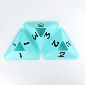 Yüksek kaliteli PE futbol eğitimi hız çeviklik ekipmanları üçgen konileri tarzı işaretleyici kozalakları futbol spor ekipmanı - Product Image 5