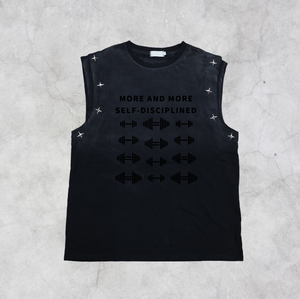 Débardeur de basketball en maille tricotée pour homme, col en V, séchage rapide, respirant, sans manches, pour la gym et le fitness, style streetwear personnalisé - Product Image 3