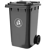屋外240Lゴミ箱グリーンリサイクルプラスチックゴミ箱ホイール付きゴミ箱