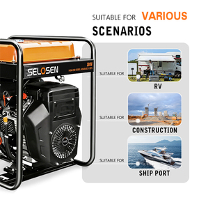 Générateur silencieux monophasé à deux cylindres 50Hz AC 10 Kva 3/4 fils 10Kw Prix AC X-10KW Générateur-13000DET Generador De a - Product Image 4
