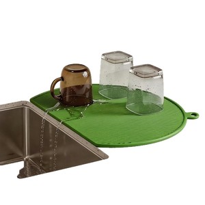 Half Round Chopping Block <b>Plastic</b> Dual Side <b>Kitchen</b> Cutting Board With Hanging Hole For Easy Storage - Product Image 2