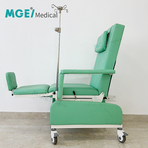 Fauteuil de dialyse manuel avec design mobile inclinable pour la collecte de sang, la dialyse hématologique et les perfusions - Product Image 2