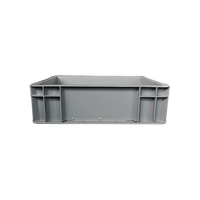 Récipient à plateau multi-usages Euro logistics 600x400mm Boîte de chiffre d'affaires en plastique utilisée dans les caisses en plastique des usines de volaille et de viande