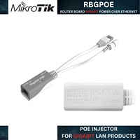 Injecteur PoE Gigabit LAN RBGPOE avec ports Full-Duplex/Half-Duplex pour 8 Routeurs sur Switches Réseau Ethernet