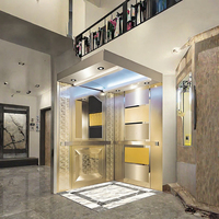 Ascenseur résidentiel moderne pour villa, 4-6 personnes, pour 2-3 étages