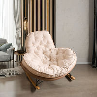 Fauteuil inclinable ModHomi de luxe nordique moderne, rembourré, pour chambre à coucher, détente, sommeil, balcon, loisirs, canapé individuel, chaise longue paresseuse