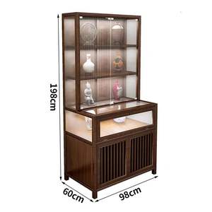 <span class=keywords><strong>Vitrine</strong></span> de comptoir à bijoux personnalisée Funroad Vitrines en verre <span class=keywords><strong>d</strong></span>'<span class=keywords><strong>occasion</strong></span> <span class=keywords><strong>Vitrine</strong></span> à bijoux en bois - Product Image 5